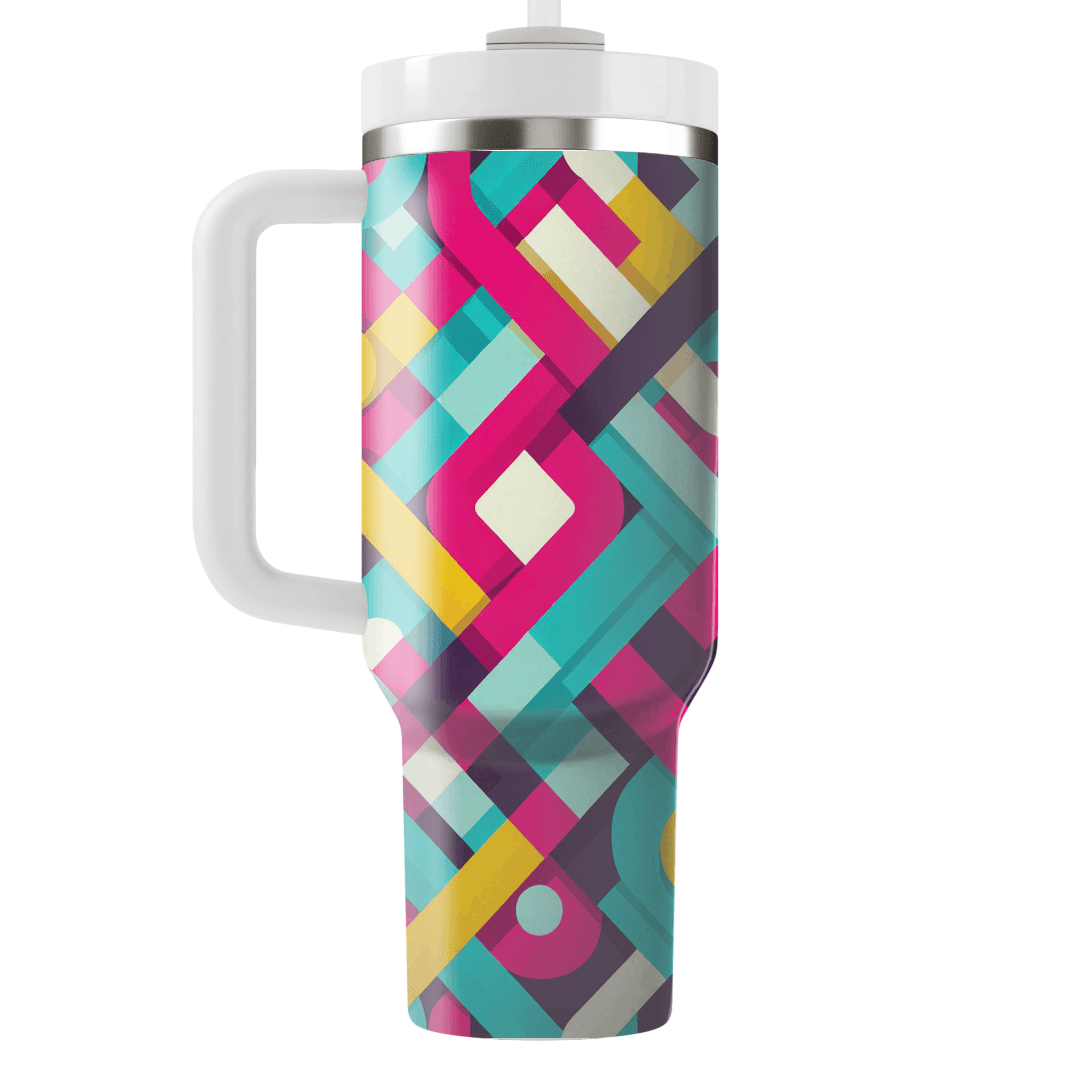 Gorgeous Geometric Flower Power  Custom Tumblers