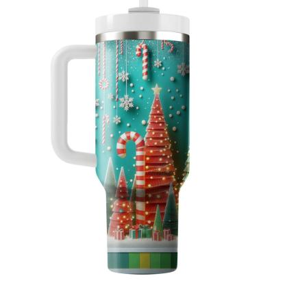 Whimsical Lights - Christmas Wonderland  Tumblers With Lids