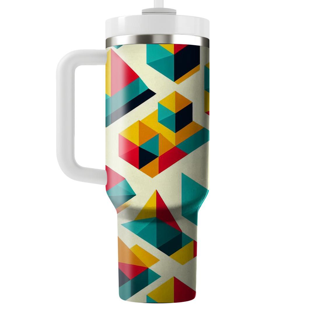 Retro Geo Prism  Decorative Tumblers