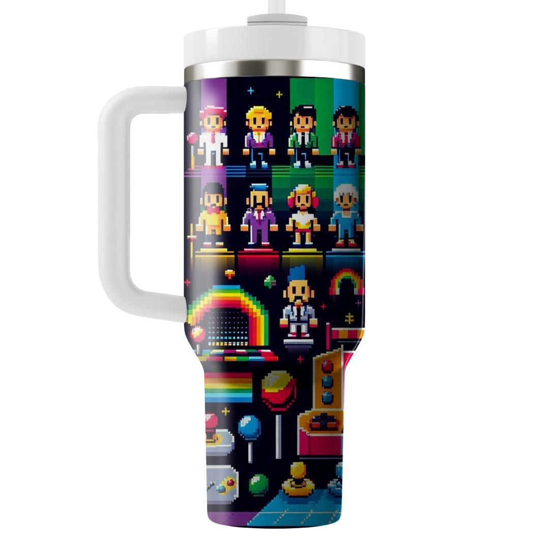 Rainbow Arcade  Travel Tumblers