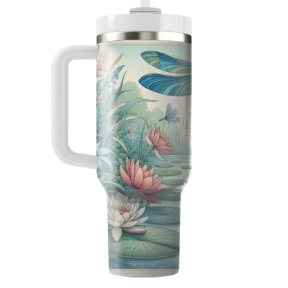 Enchanting Dragonfly Dance  Tumblers With Lids
