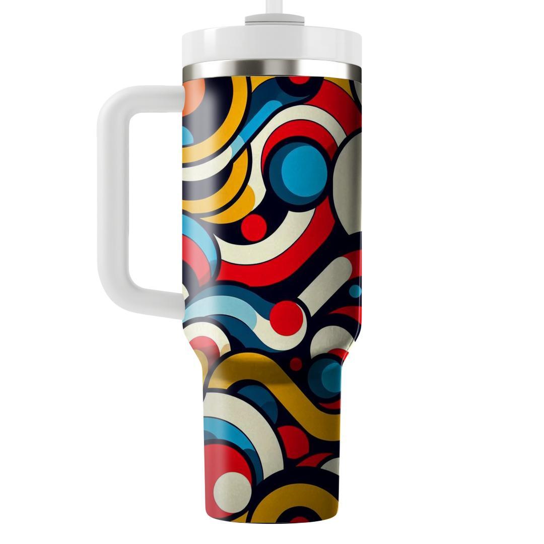 Bold Graphic Circles  Tumblers For Gifts