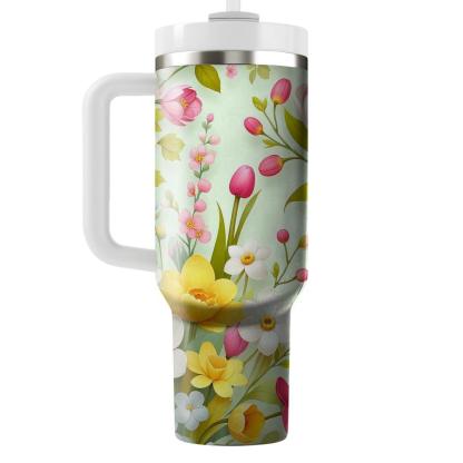 Springtime Bloom  Tumbler Cups