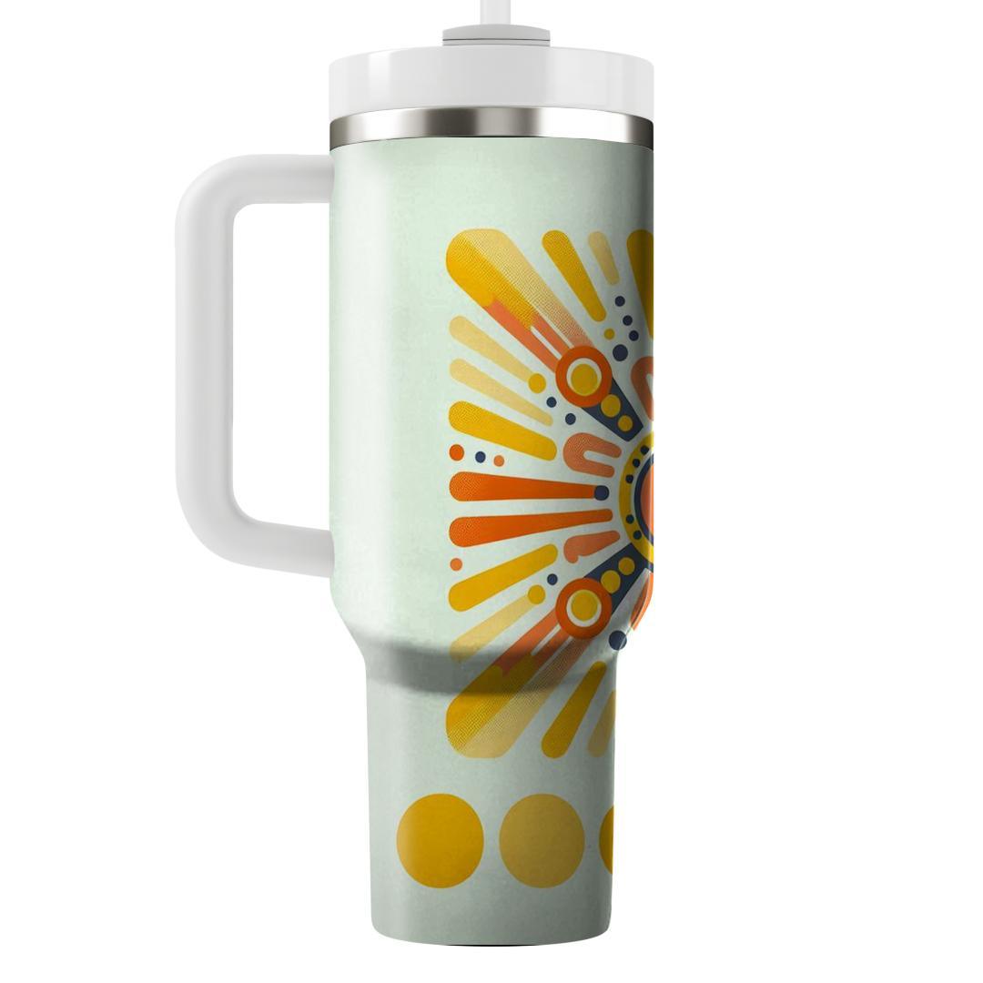 Radiant Sunbeam Burst  Unique Tumblers