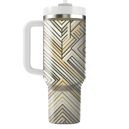 Elegant Chevron Lines  Insulated Tumblers