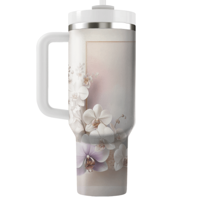 Elegant Orchid Oasis  Tumblers With Lids