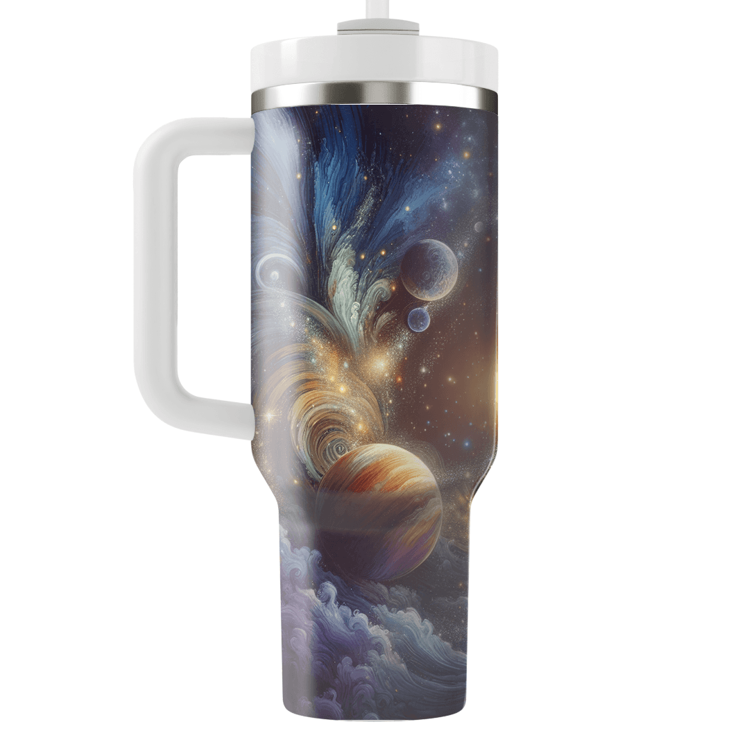 Cosmic Harmony - Space Exploration Day  Decorative Tumblers