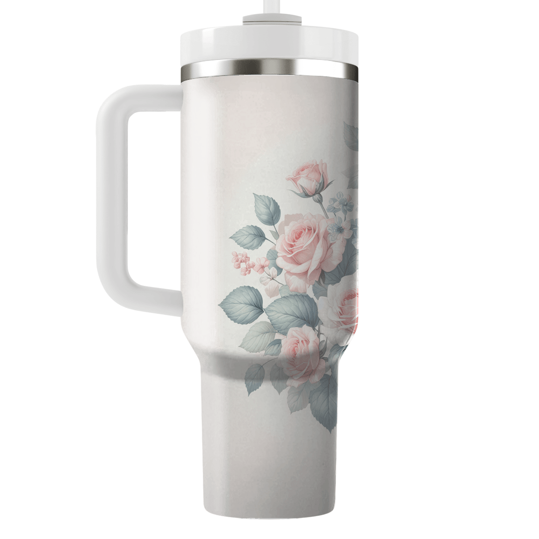 Blissful Floral Melody  Travel Tumblers