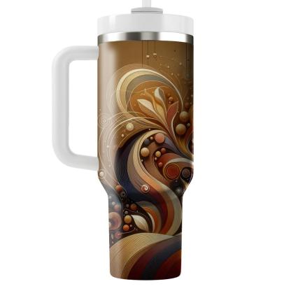 Abstract Gratitude - Thanksgiving  Of Thanks Tumblers With Lids