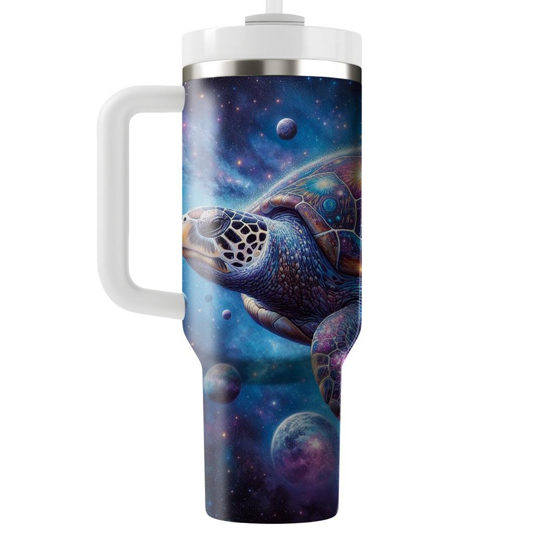 Celestial Sea Turtle Journey  Travel Tumblers