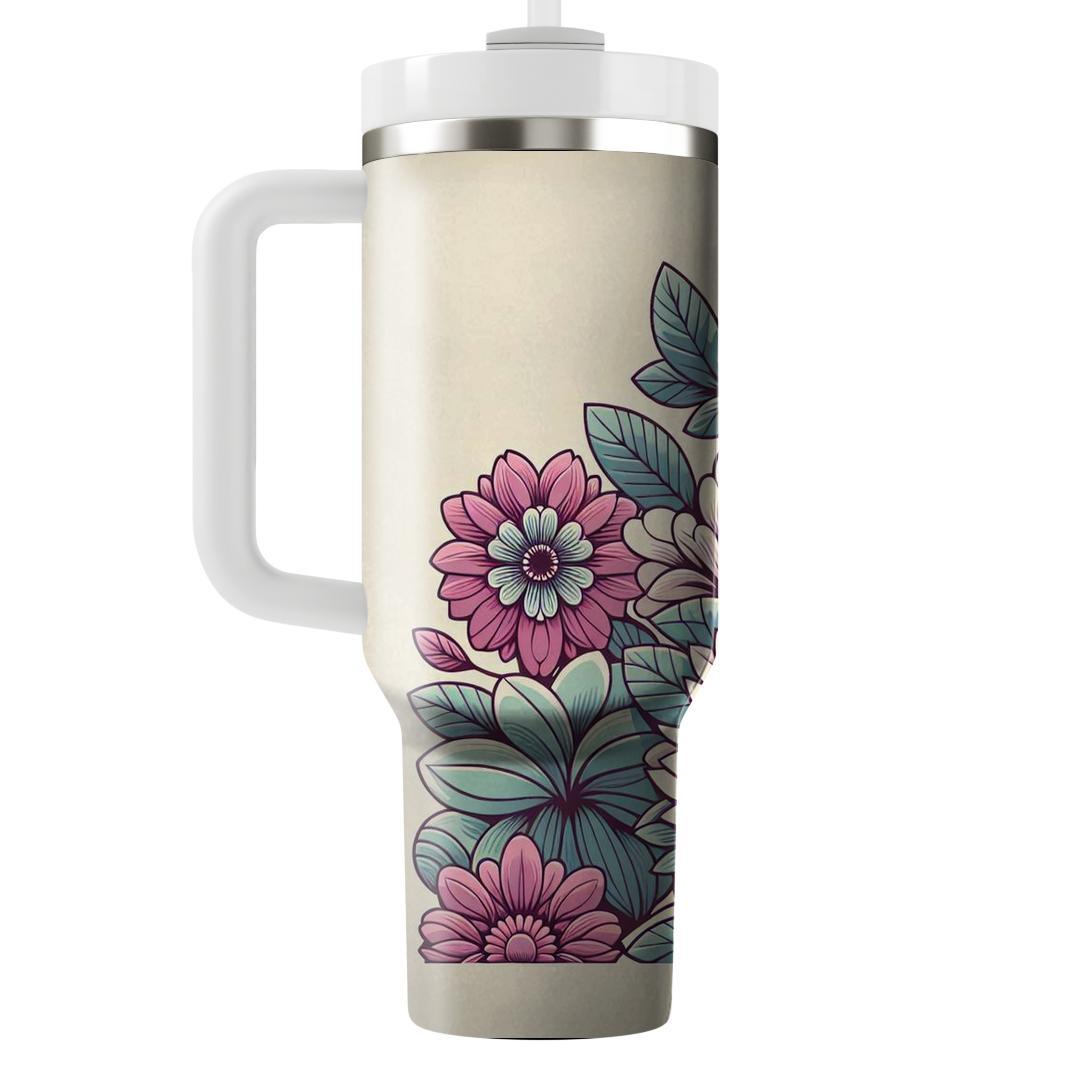 Floral Freedom  Travel Tumblers