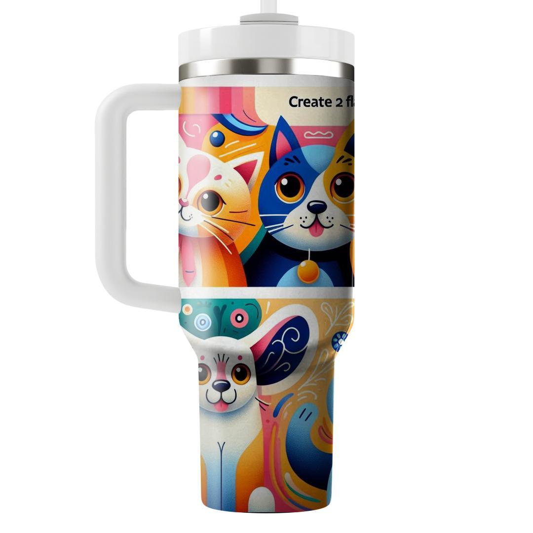 Playful Pets  Travel Tumblers