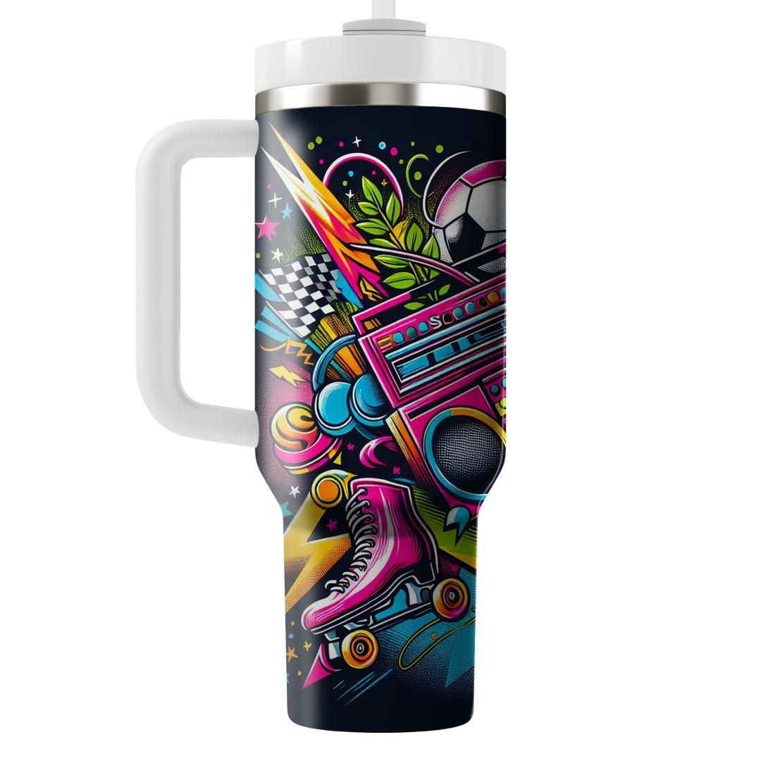 Neon Pop Culture  Personalized Tumblers
