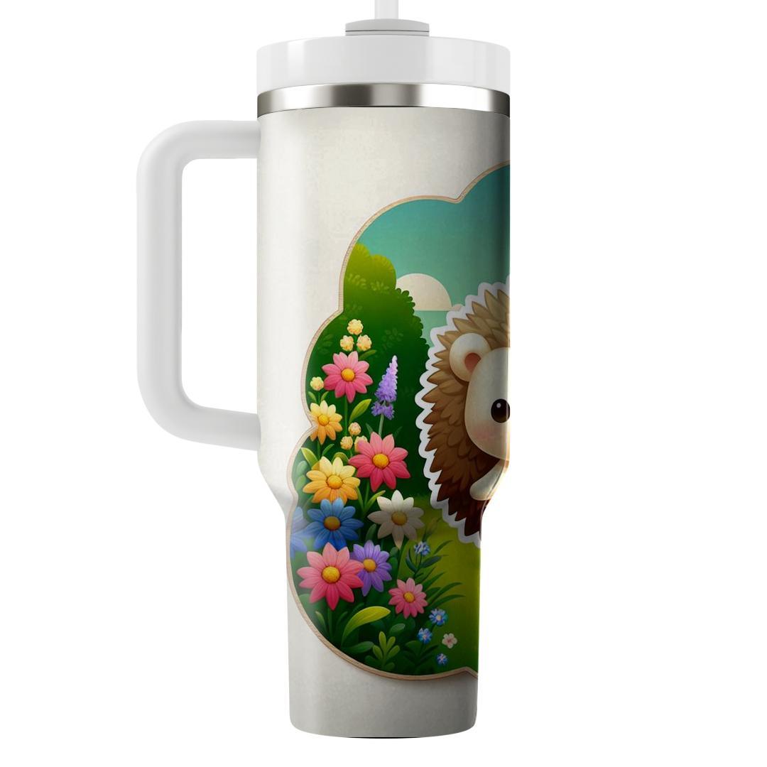Curious Hedgehog Wanderlust  Tumblers With Lids
