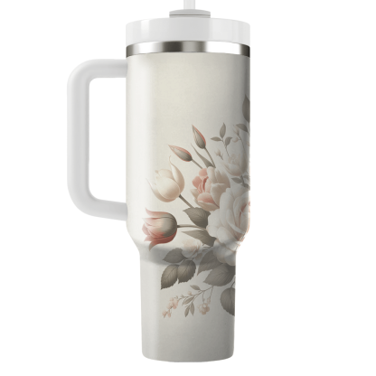 Classic Floral Charm  Travel Tumblers