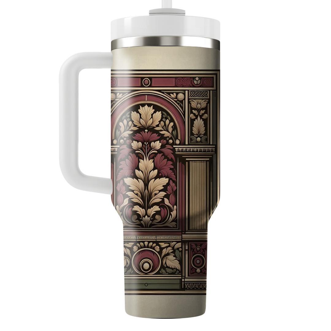 Renaissance Floral Panel  Tumblers For Gifts