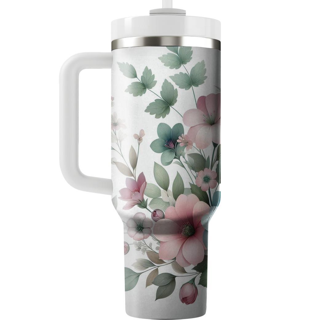 Spring Pastel Garden Unique Tumblers