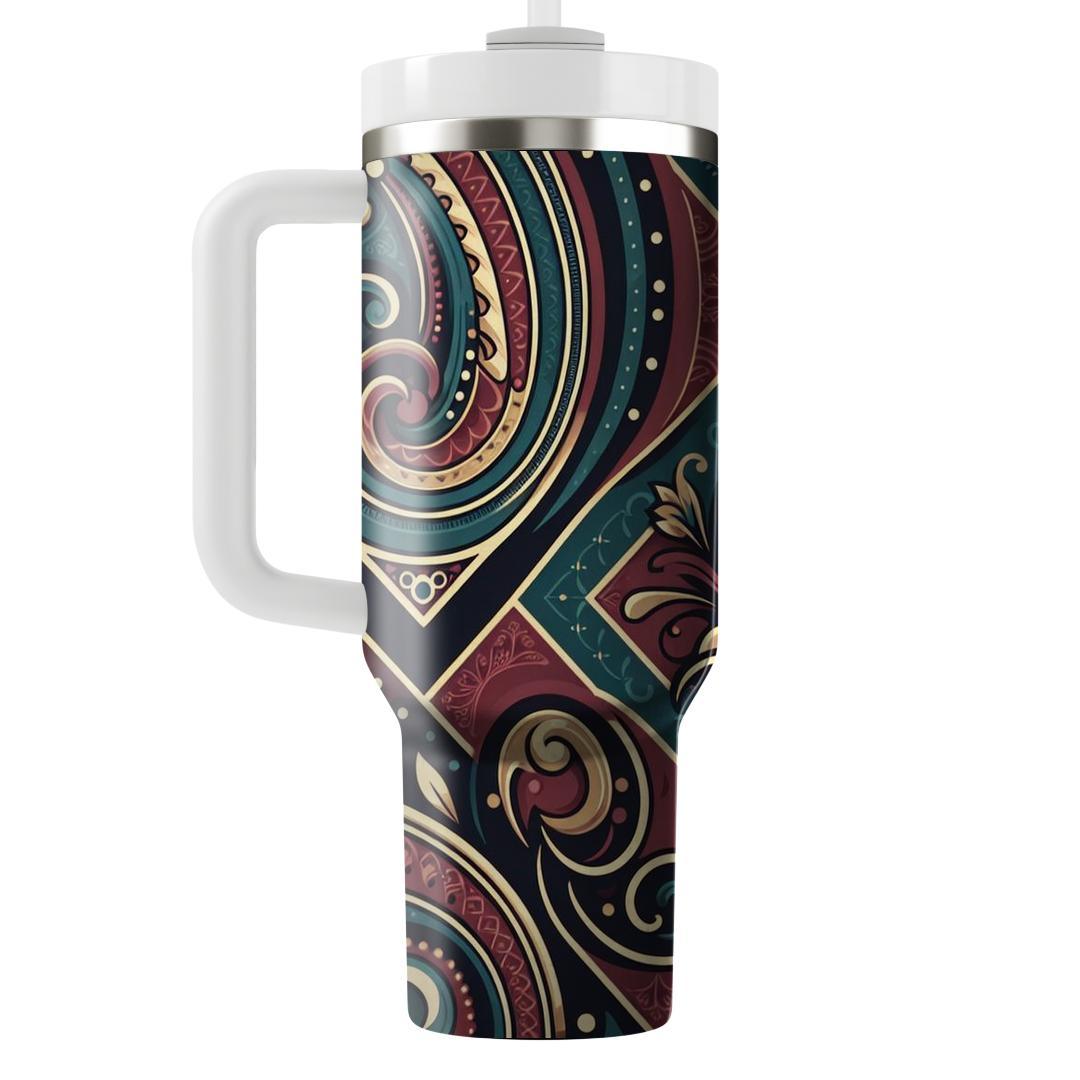 Chic Floral Paisley  Tumblers For Gifts