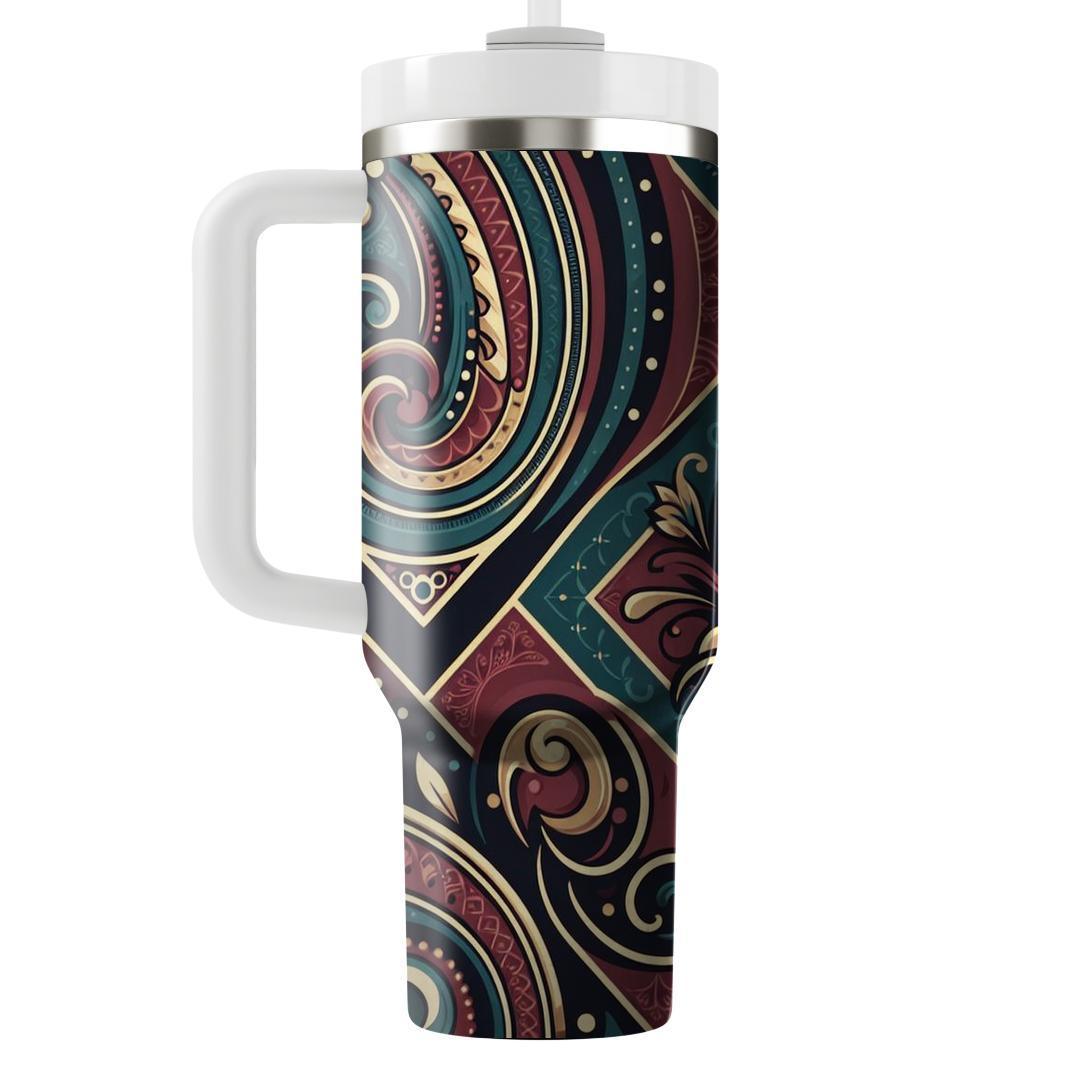 Chic Floral Paisley  Tumblers For Gifts
