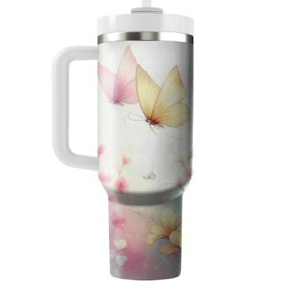 Delicate Butterfly Dream  Travel Tumblers