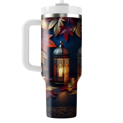 Autumn Nights Glow  Travel Tumblers