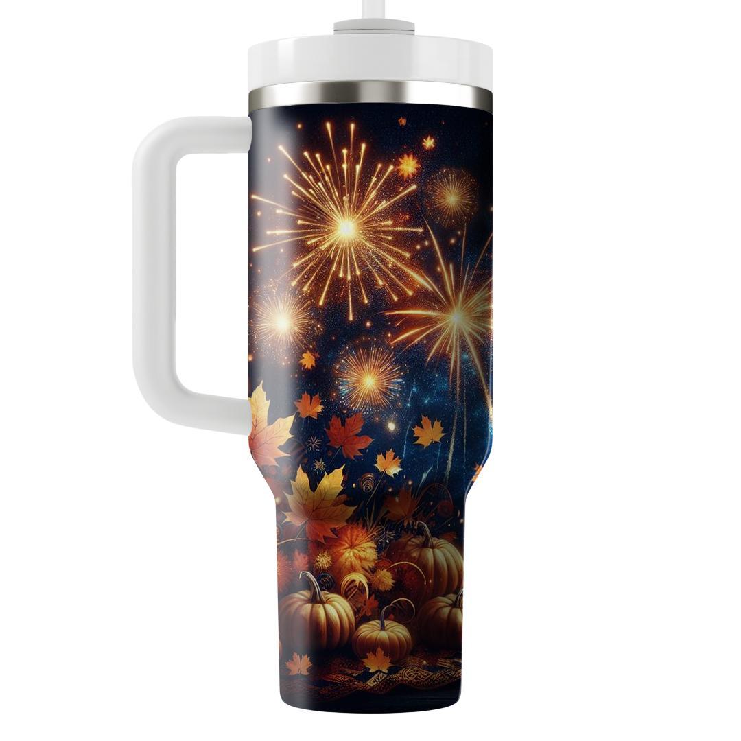 Autumn Fireworks  Personalized Tumblers