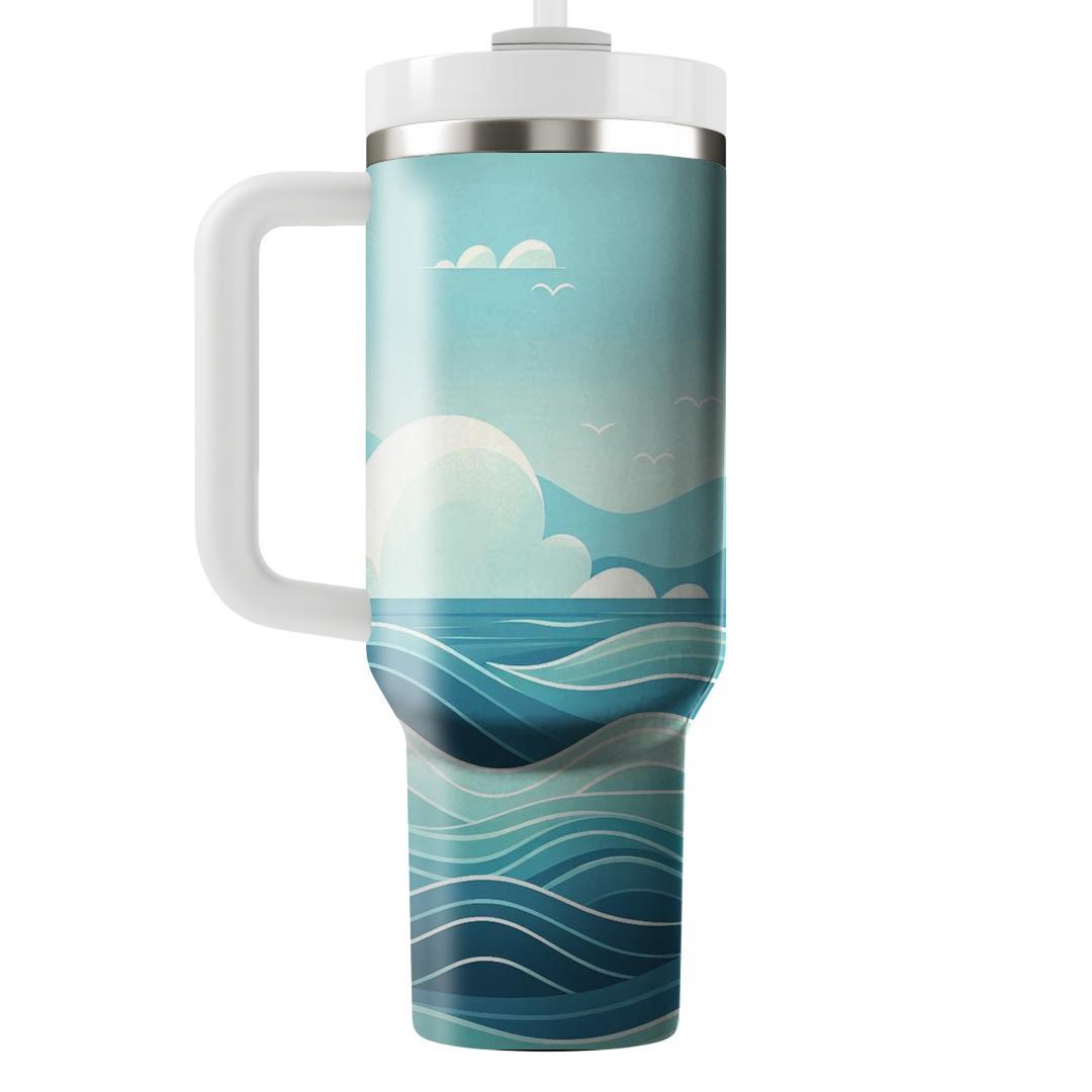 Charming Ocean Waves  Unique Tumblers