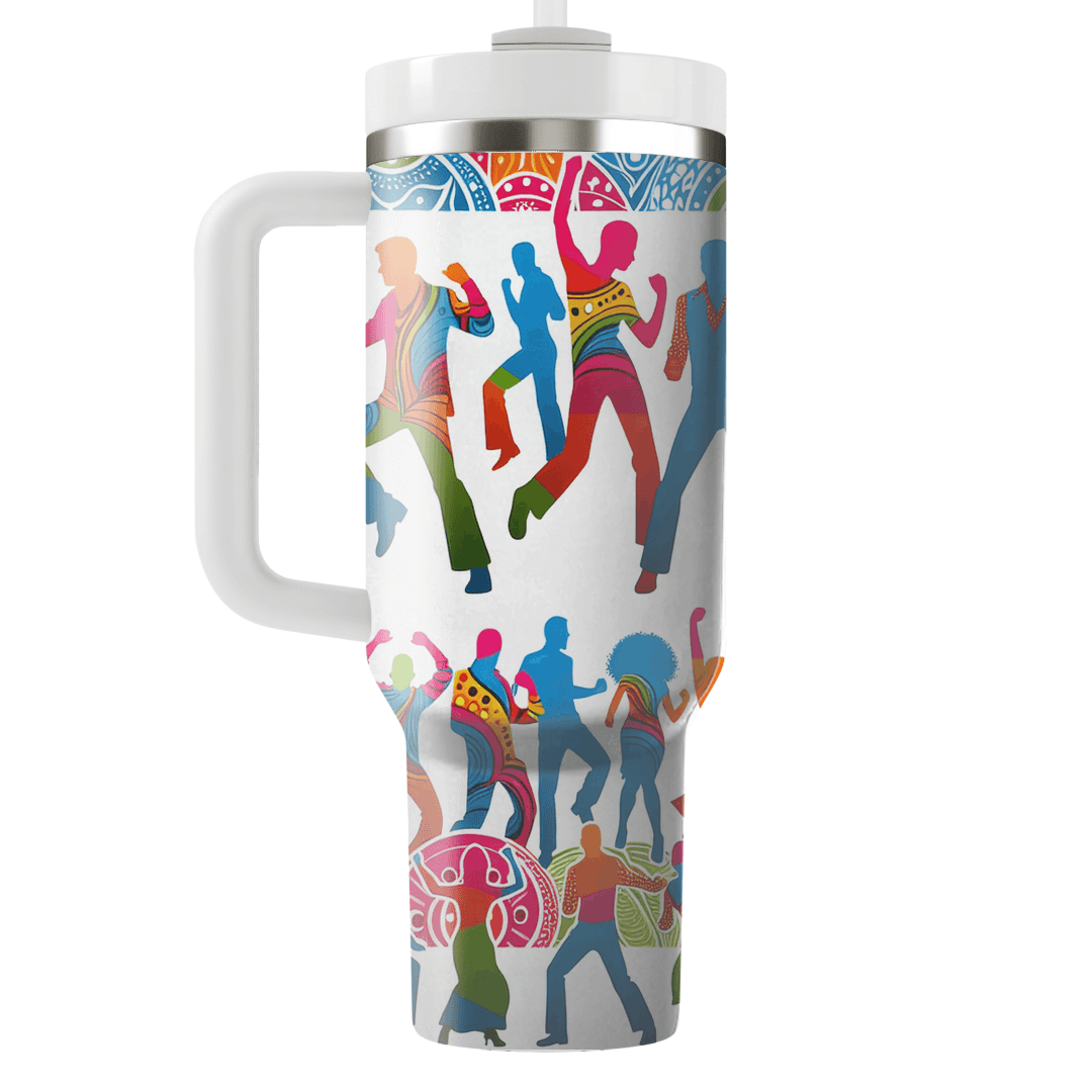 Funky 80s Dancer  Personalized Tumblers