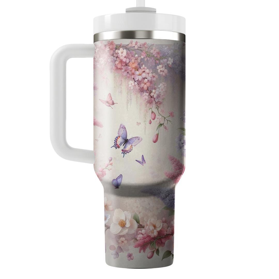 Spring Blossoms Symphony  Unique Tumblers