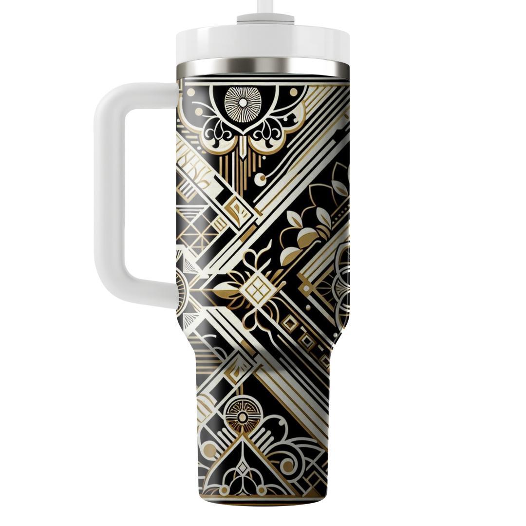 Elegant Art Deco Motif  Tumblers For Gifts