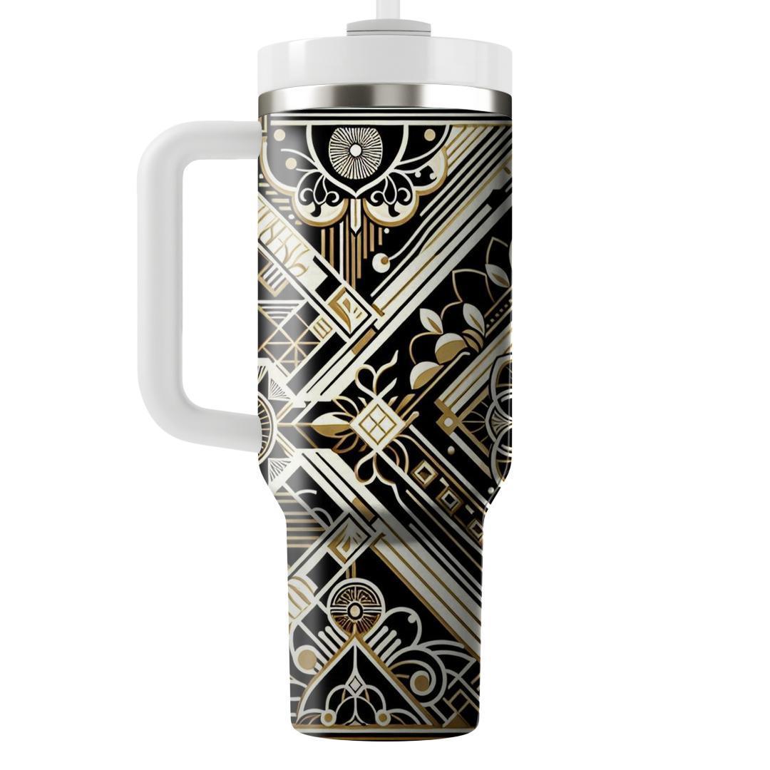 Elegant Art Deco Motif  Tumblers For Gifts