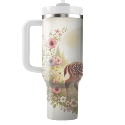 Charming Fawn Adventure  Tumblers With Lids