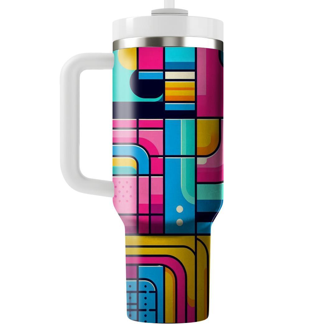 Colorblock Craze  Tumbler Cups