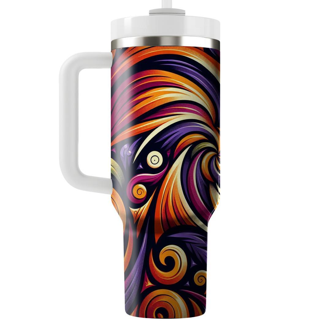 Abstract Spirals  Custom Tumblers