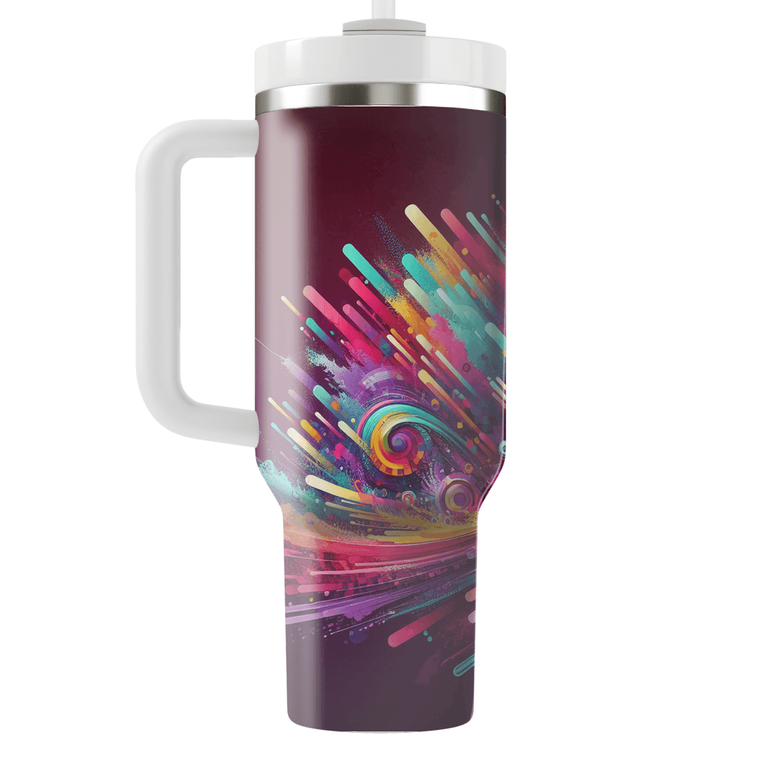 Mosaic Of Joy - Festival Of Colors  Custom Tumblers
