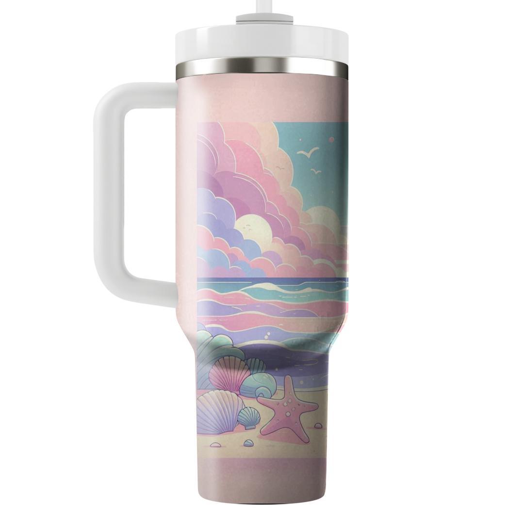 Summer Pastel Paradise  Travel Tumblers