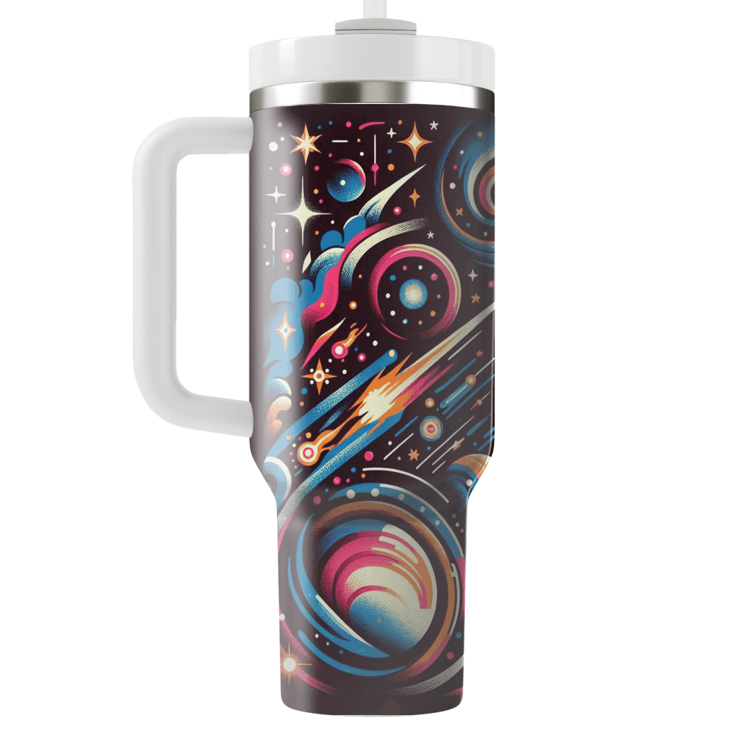 Cosmic Starburst Tumblers With Lids