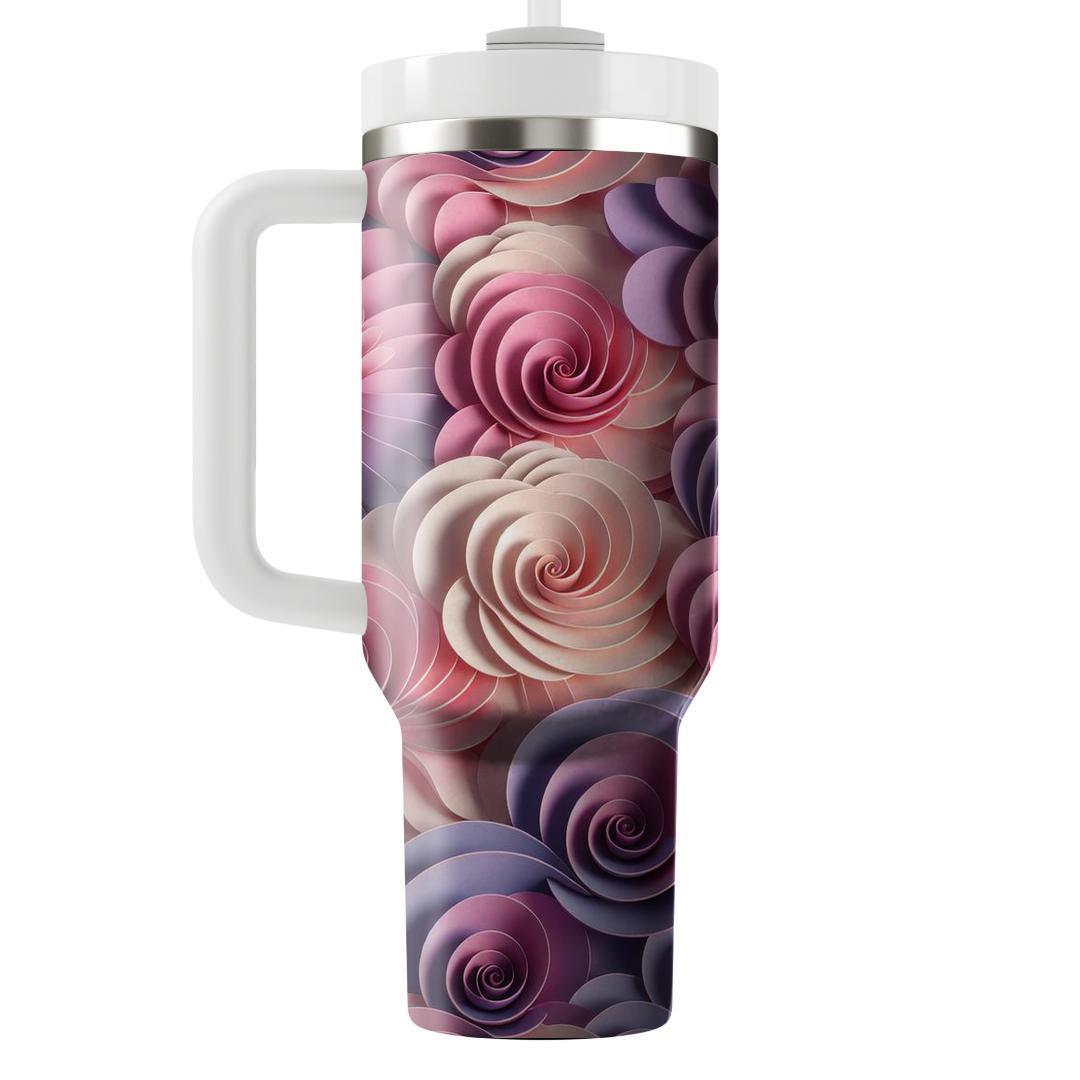 Spiral Petal Dance  Custom Tumblers