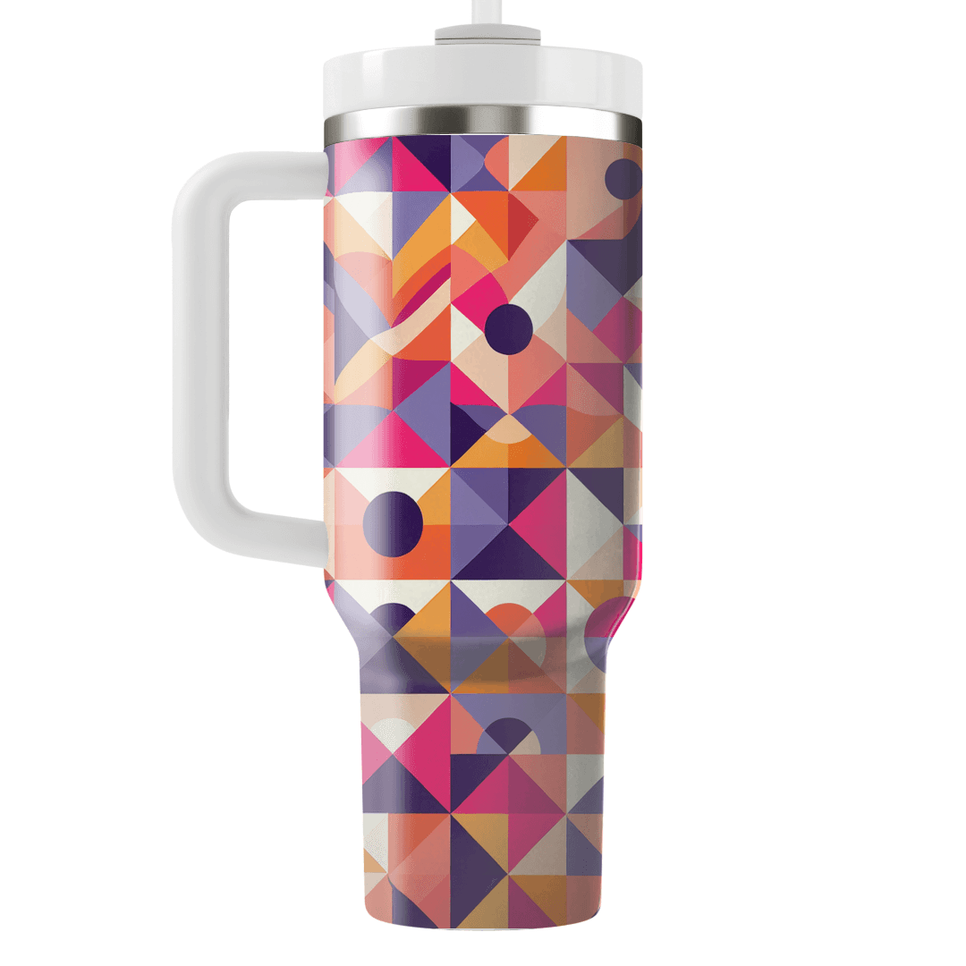 Triangular Mosaic Dream  Tumbler Cups