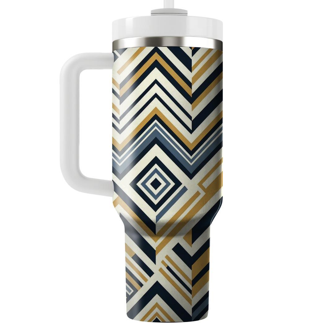 Chic Chevron Lines  Custom Tumblers
