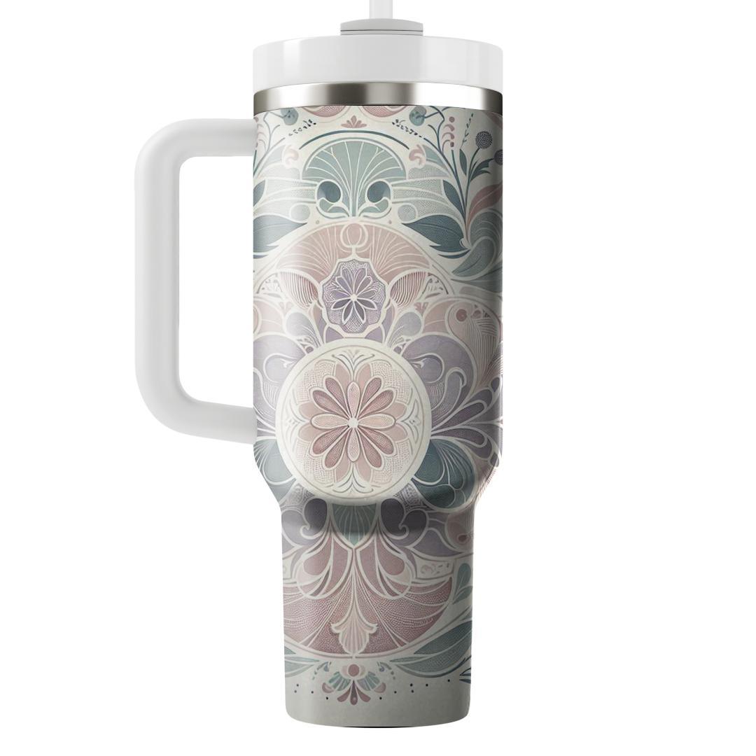 Vintage Inspired Floral  Unique Tumblers