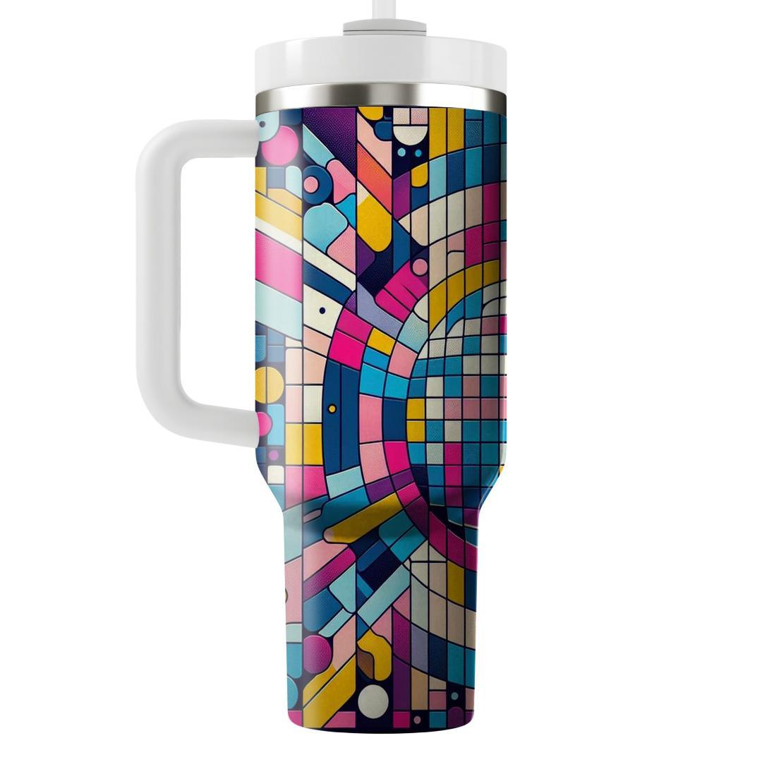 Retro Disco Dance Floor  Tumbler Cups