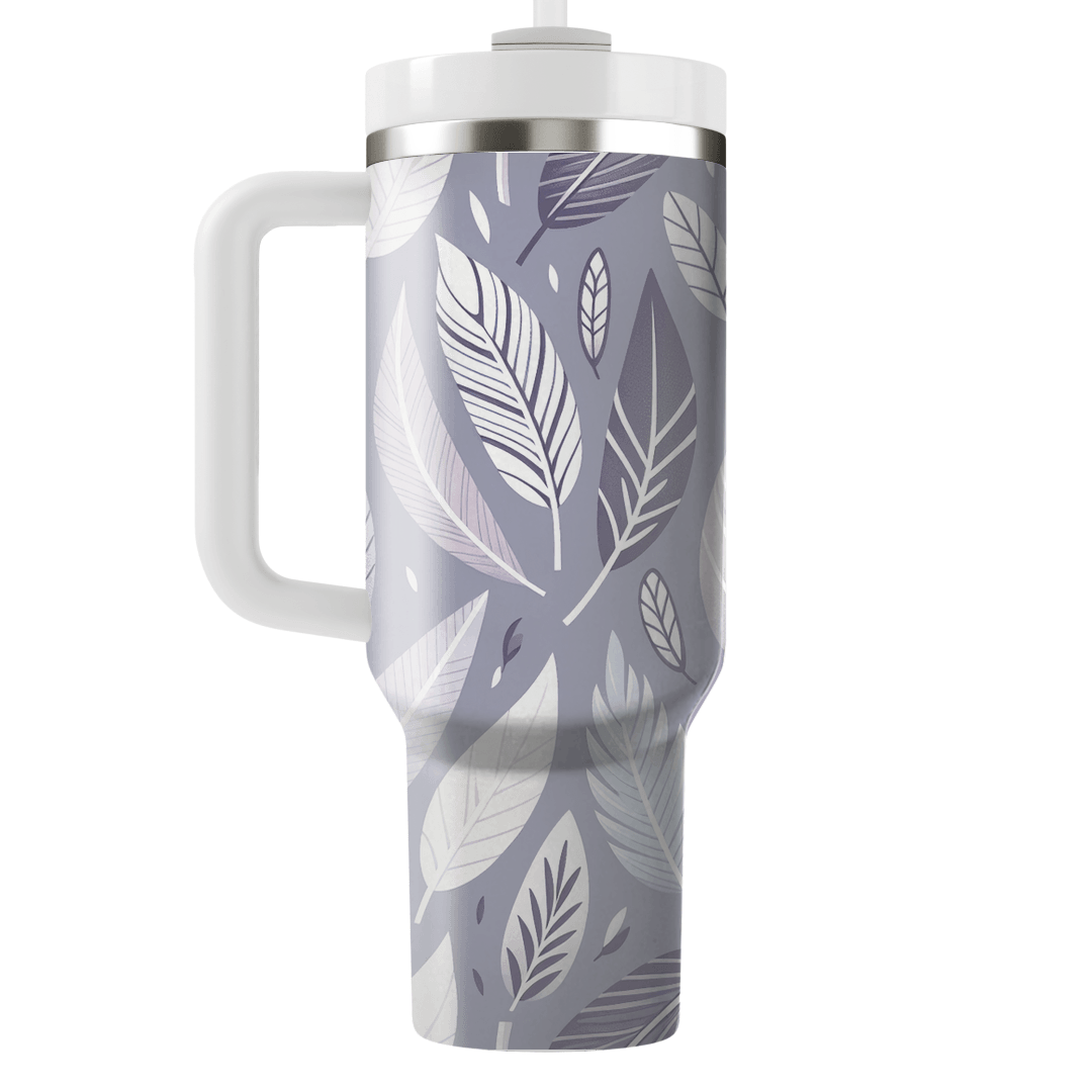 Stylized Feather Motifs  Custom Tumblers