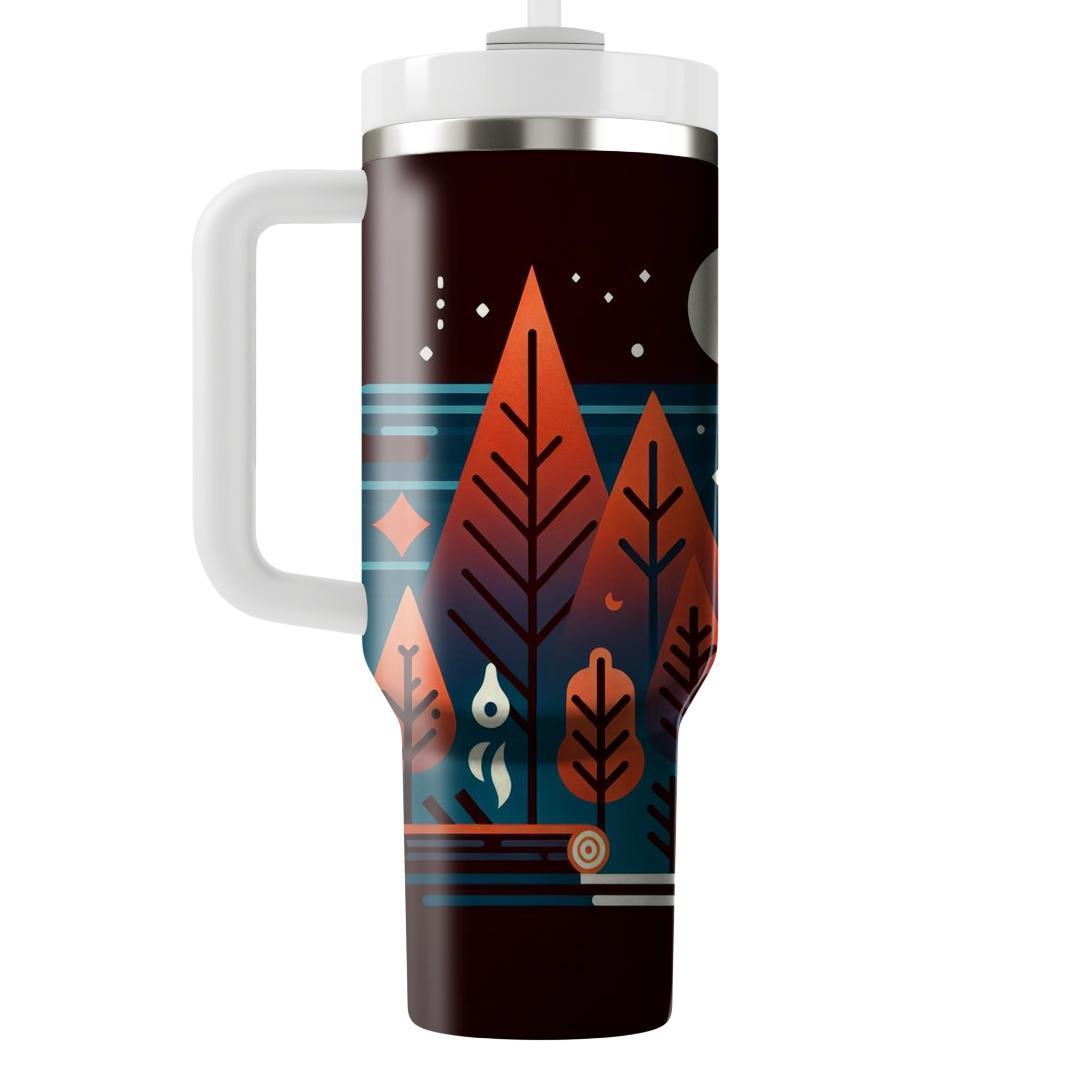 Nostalgic Campfire Nights  Personalized Tumblers