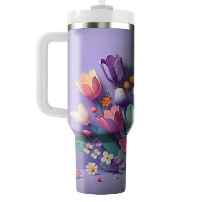 Whimsical Blossom Dreams  Insulated Tumblers