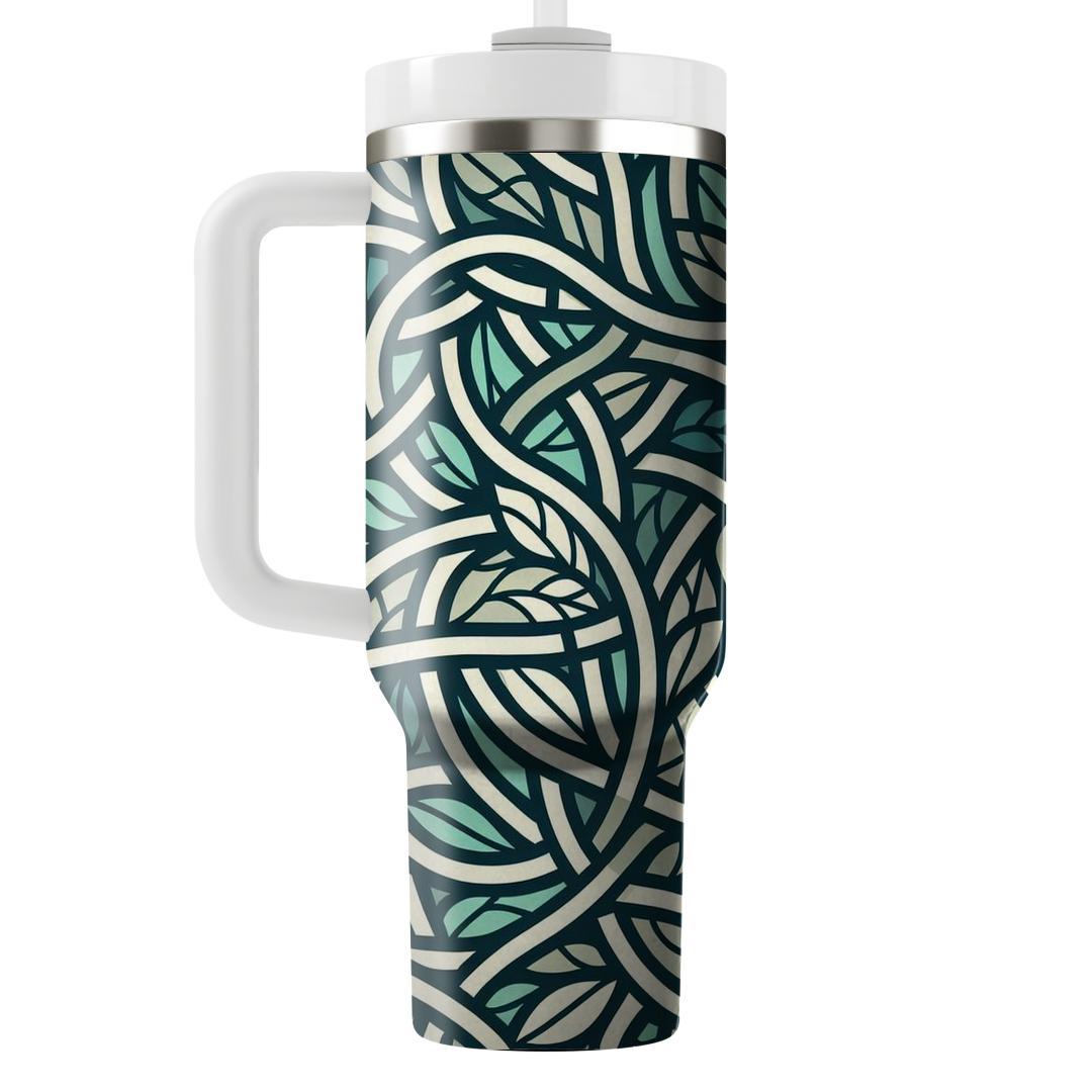 Leafy Labyrinth  Custom Tumblers