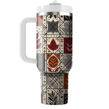 Autumn Harvest Plaid  Tumblers For Gifts