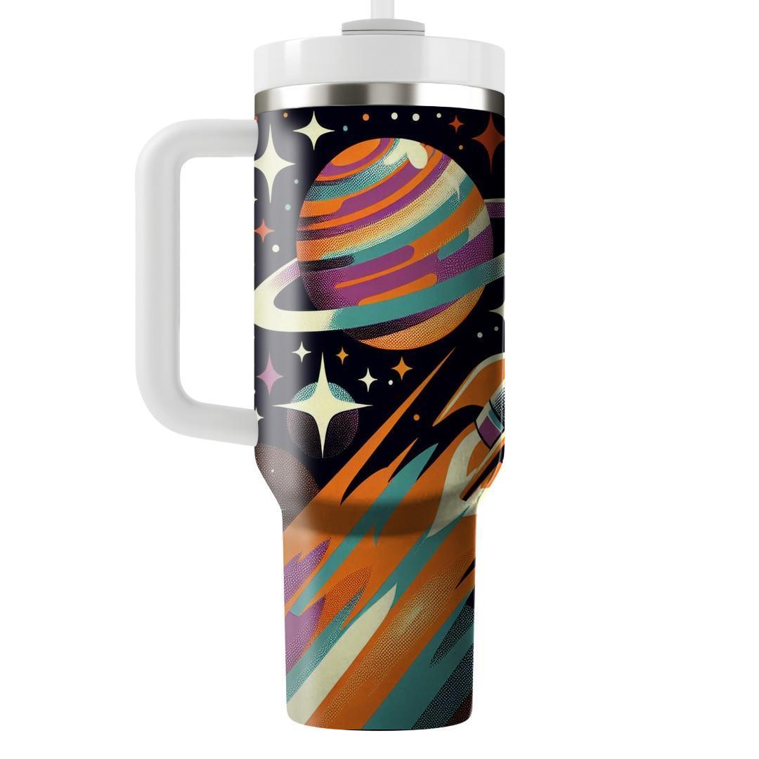 Groovy Space Odyssey  Travel Tumblers