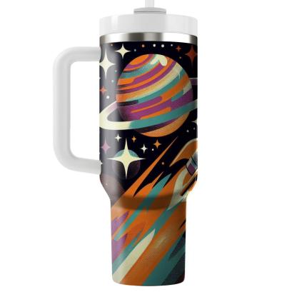 Groovy Space Odyssey  Travel Tumblers