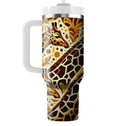 Bold Giraffe Prints  Travel Tumblers